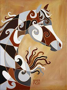 Arabian Horse Painting